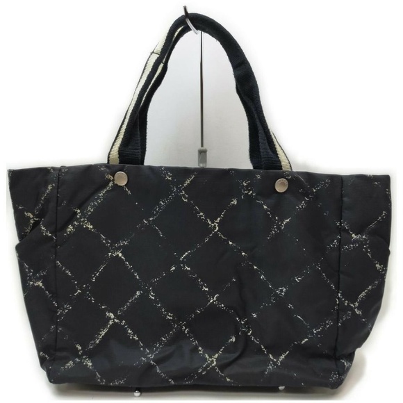 CHANEL Handbags - Chanel Black Travel Line Nylon Tote